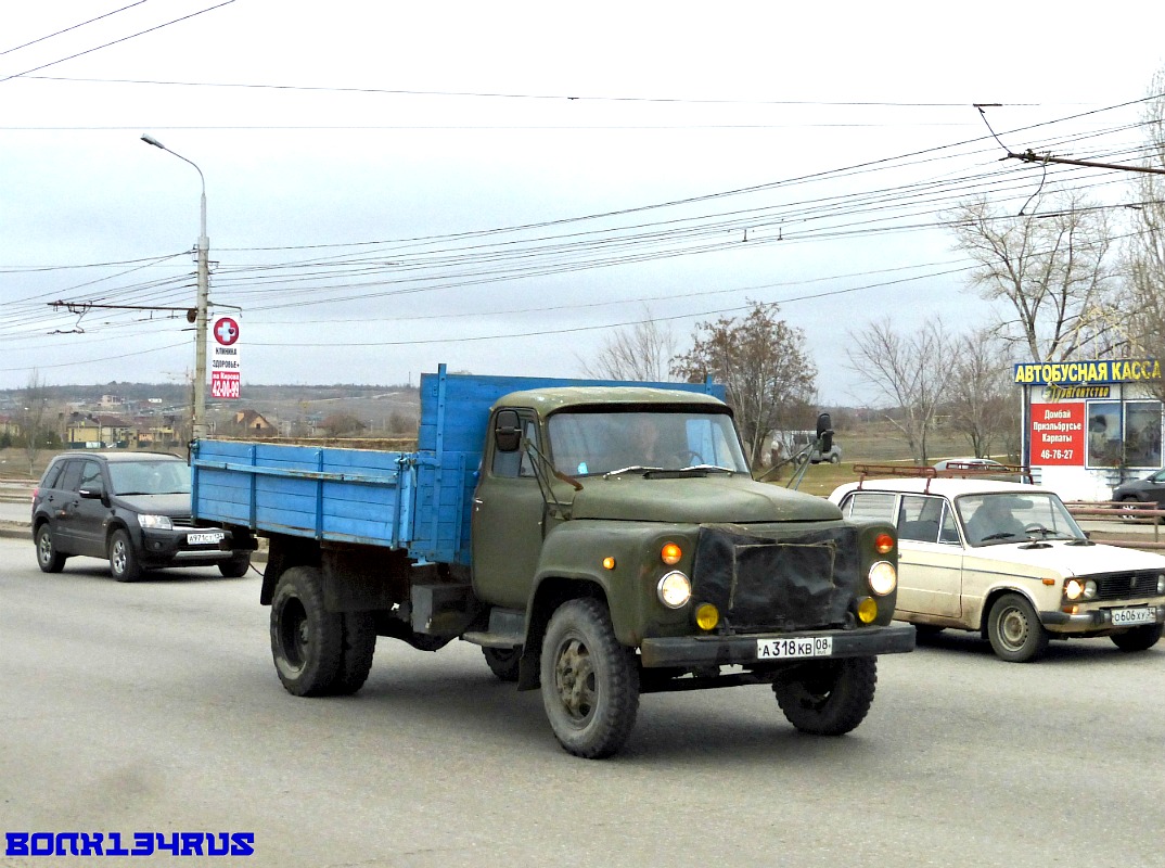 Калмыкия, № А 318 КВ 08 — ГАЗ-52-05