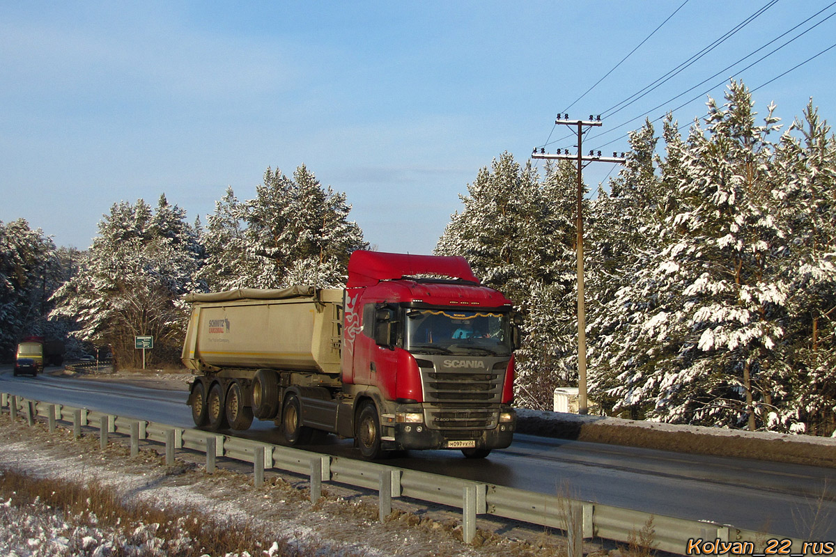 Алтайский край, № М 097 УХ 22 — Scania ('2013) G400