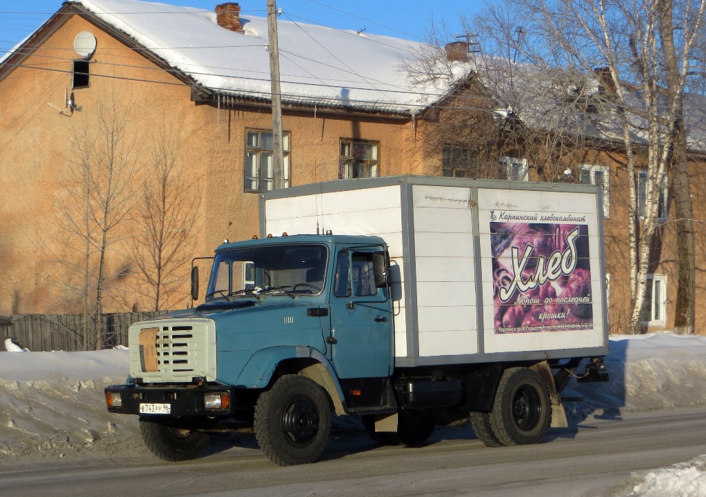 Свердловская область, № В 743 РР 96 — ЗИЛ-433362