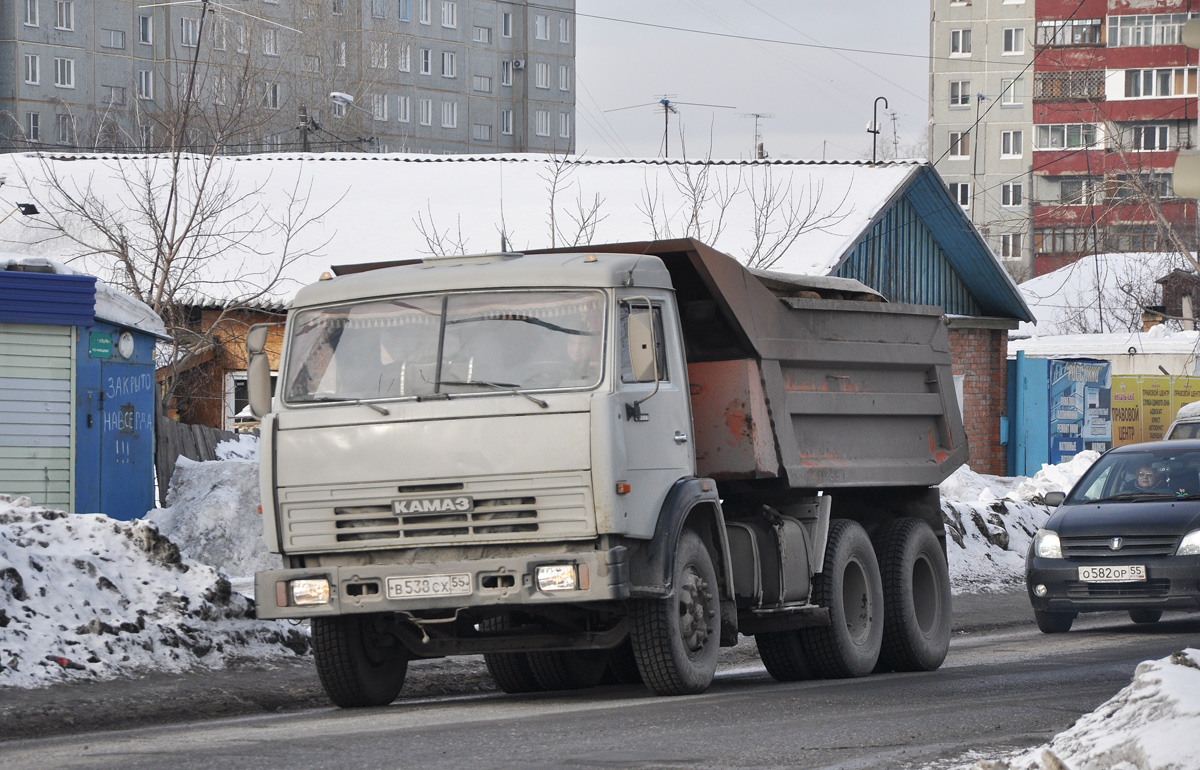 Омская область, № В 538 СХ 55 — КамАЗ-55111-01 [55111A]