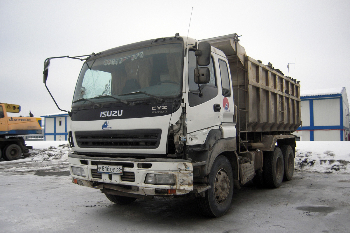 Тюменская область, № Р 816 ОУ 55 — Isuzu Giga CYZ