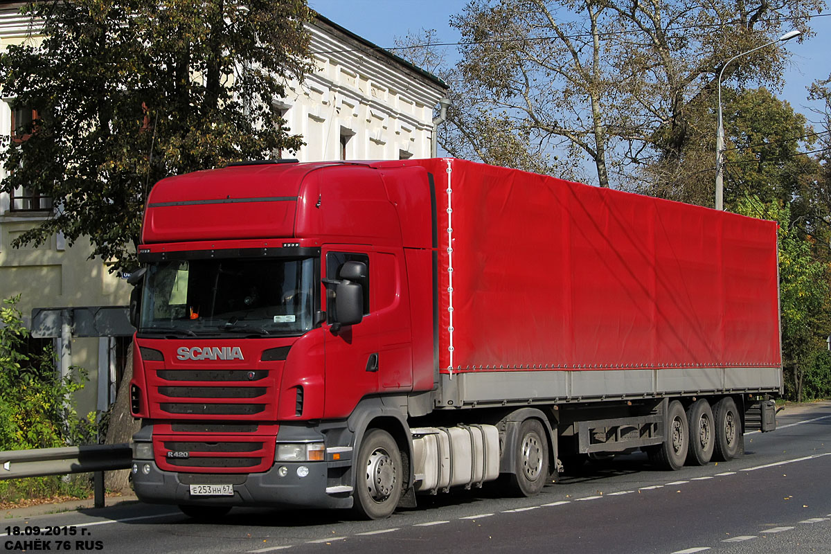 Смоленская область, № Е 253 НН 67 — Scania ('2009) R420