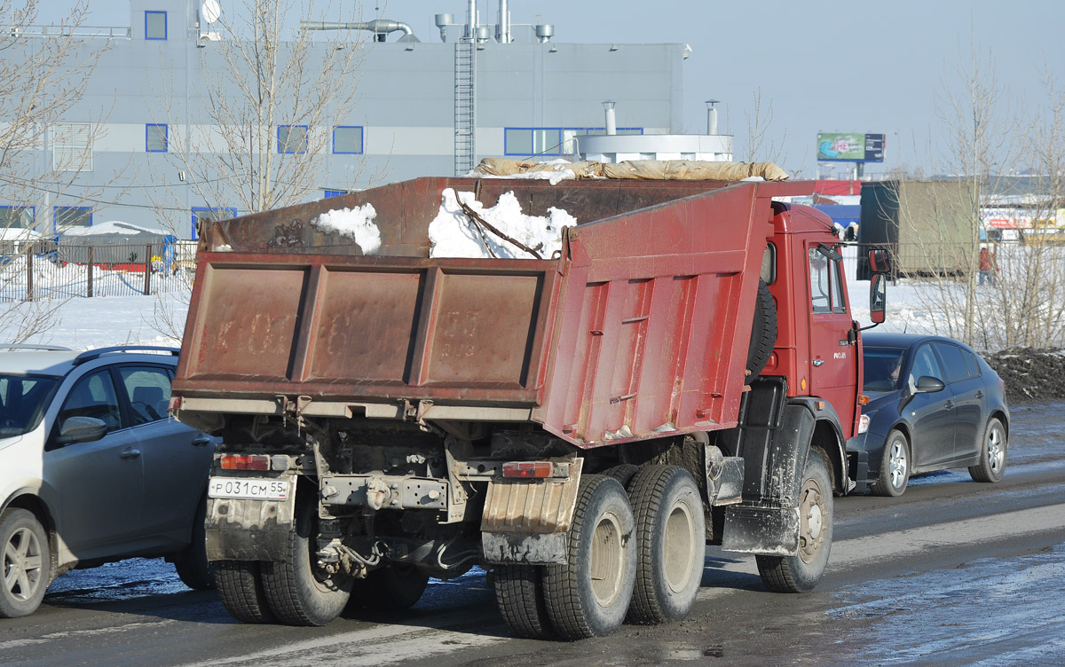 Омская область, № Р 031 СМ 55 — КамАЗ-65115-02 [65115C]