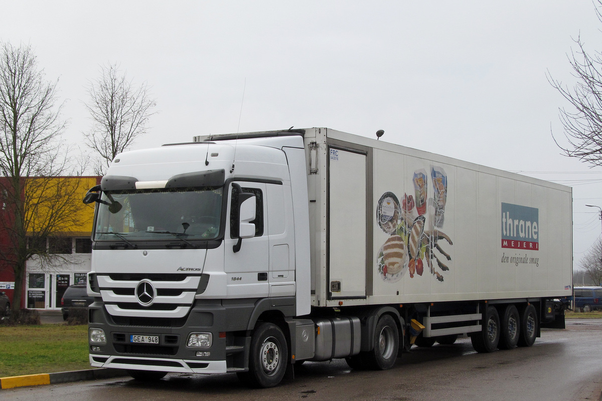 Литва, № GEA 948 — Mercedes-Benz Actros ('2009) 1844