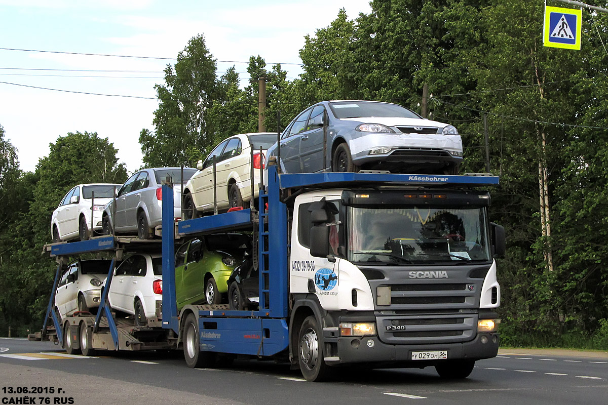 Воронежская область, № У 029 ОН 36 — Scania ('2004) P340