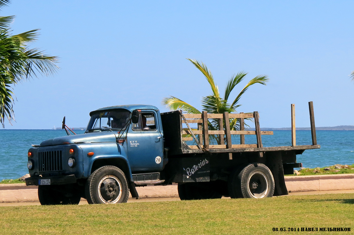 Куба, № B 016 324 — ГАЗ-53-62