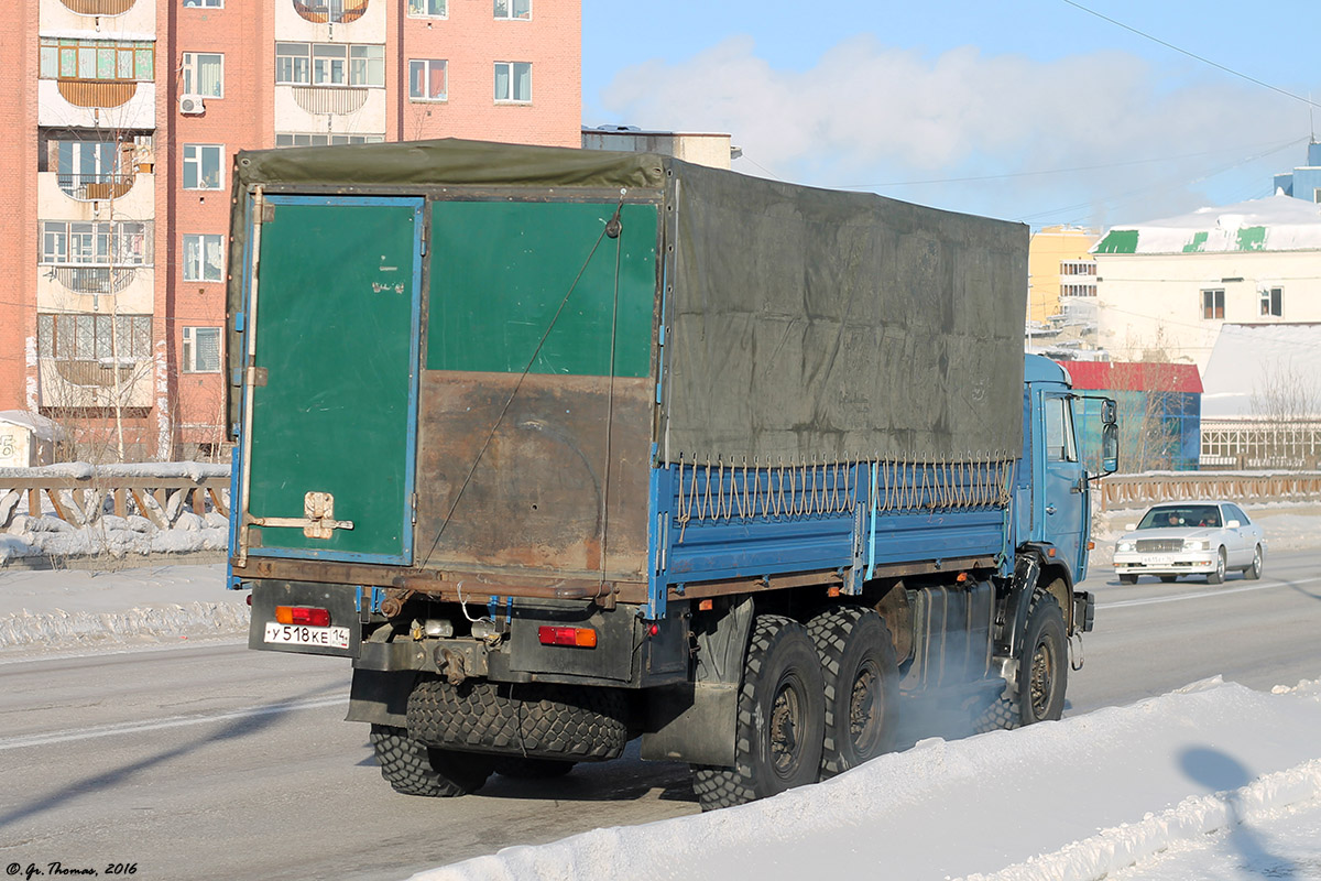 Саха (Якутия), № У 518 КЕ 14 — КамАЗ-43118-13 [43118N]