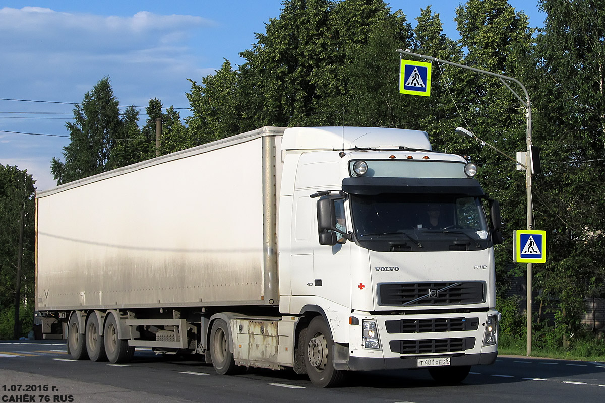 Вологодская область, № Т 481 ХЕ 35 — Volvo ('2002) FH12.420