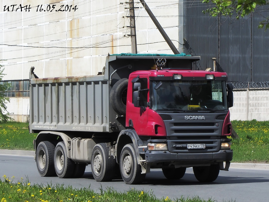 Санкт-Петербург, № Р 414 КУ 178 — Scania ('2004) P380