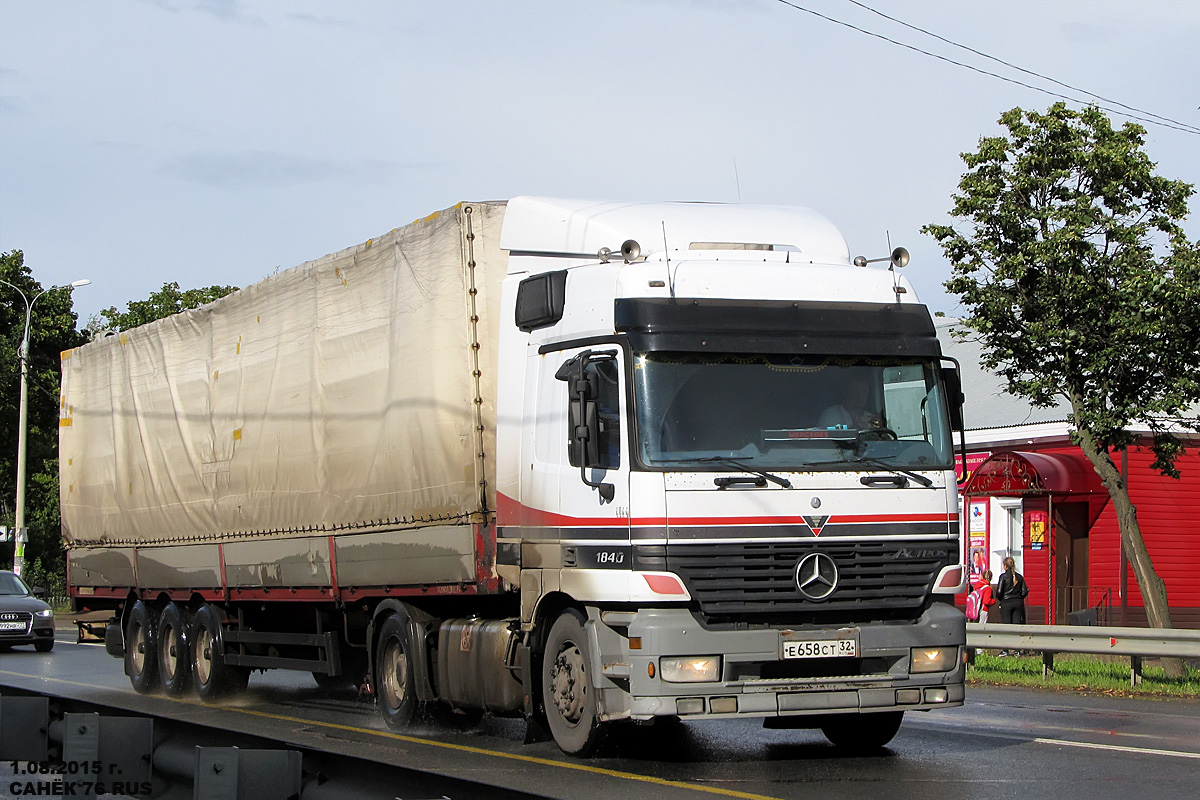 Брянская область, № Е 658 СТ 32 — Mercedes-Benz Actros ('1997) 1840