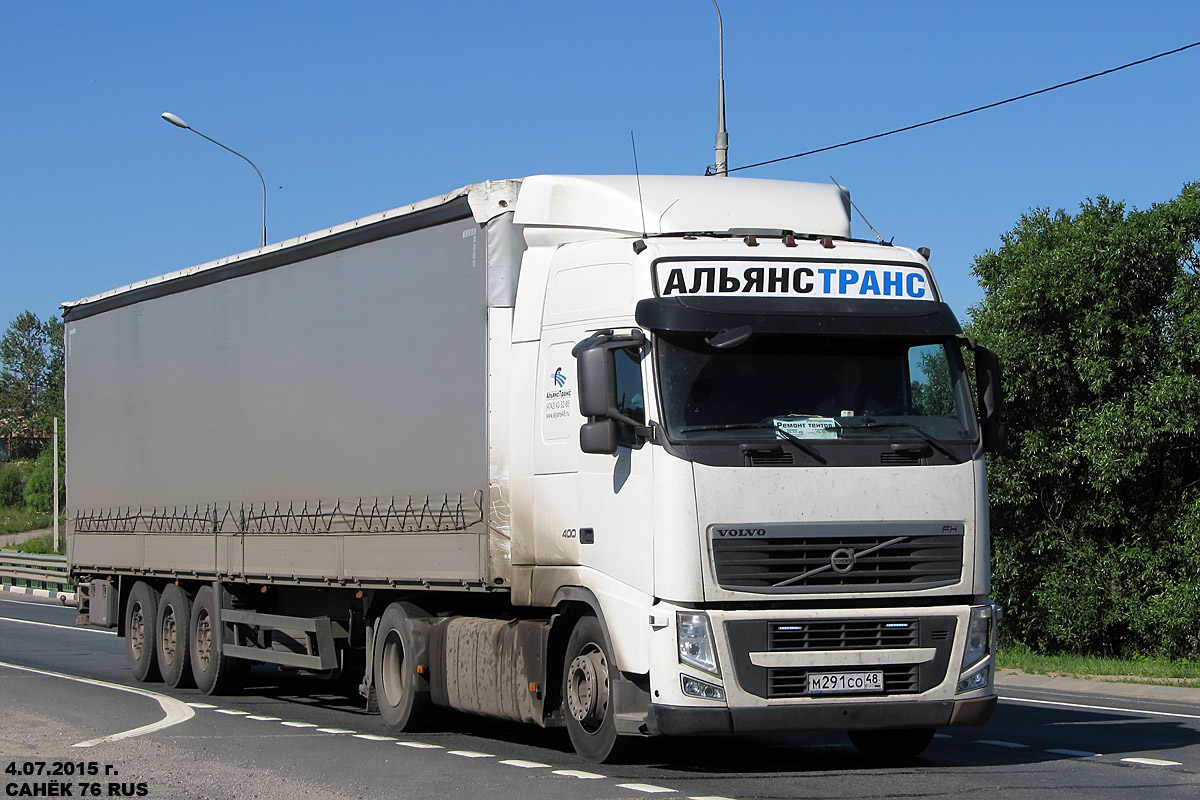 Липецкая область, № М 291 СО 48 — Volvo ('2008) FH.400