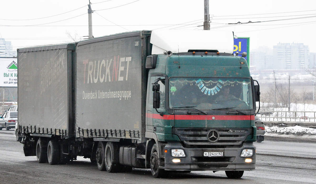 Рязанская область, № К 324 ОС 62 — Mercedes-Benz Actros ('2003) 2541