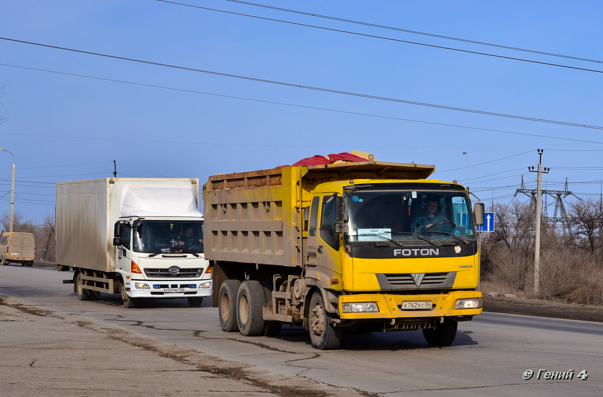 Волгоградская область, № А 762 КС 34 — Foton Auman BJ3251