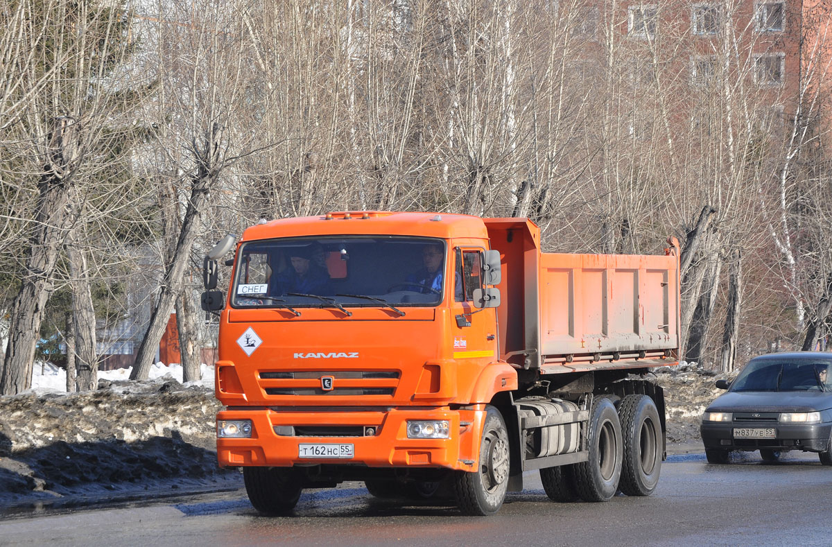 Омская область, № Т 162 НС 55 — КамАЗ-65115-L4