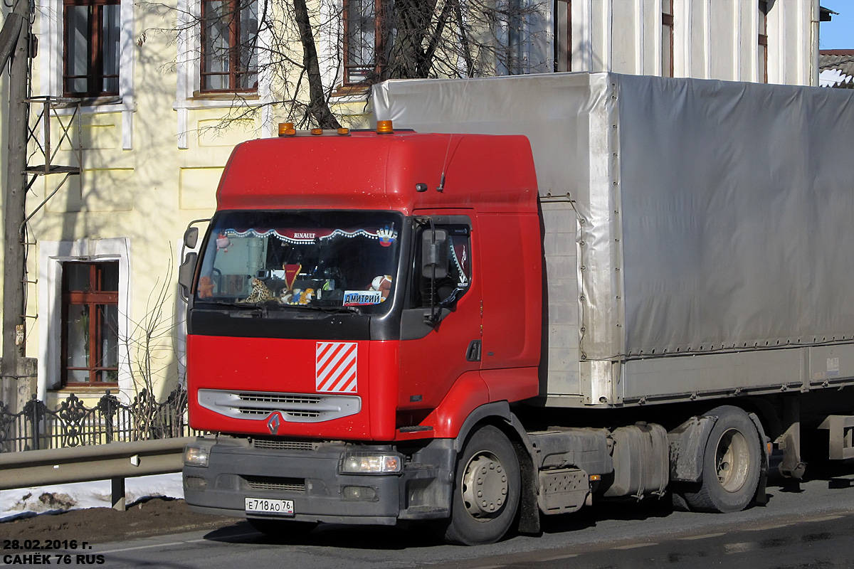 Ярославская область, № Е 718 АО 76 — Renault Premium ('2006)