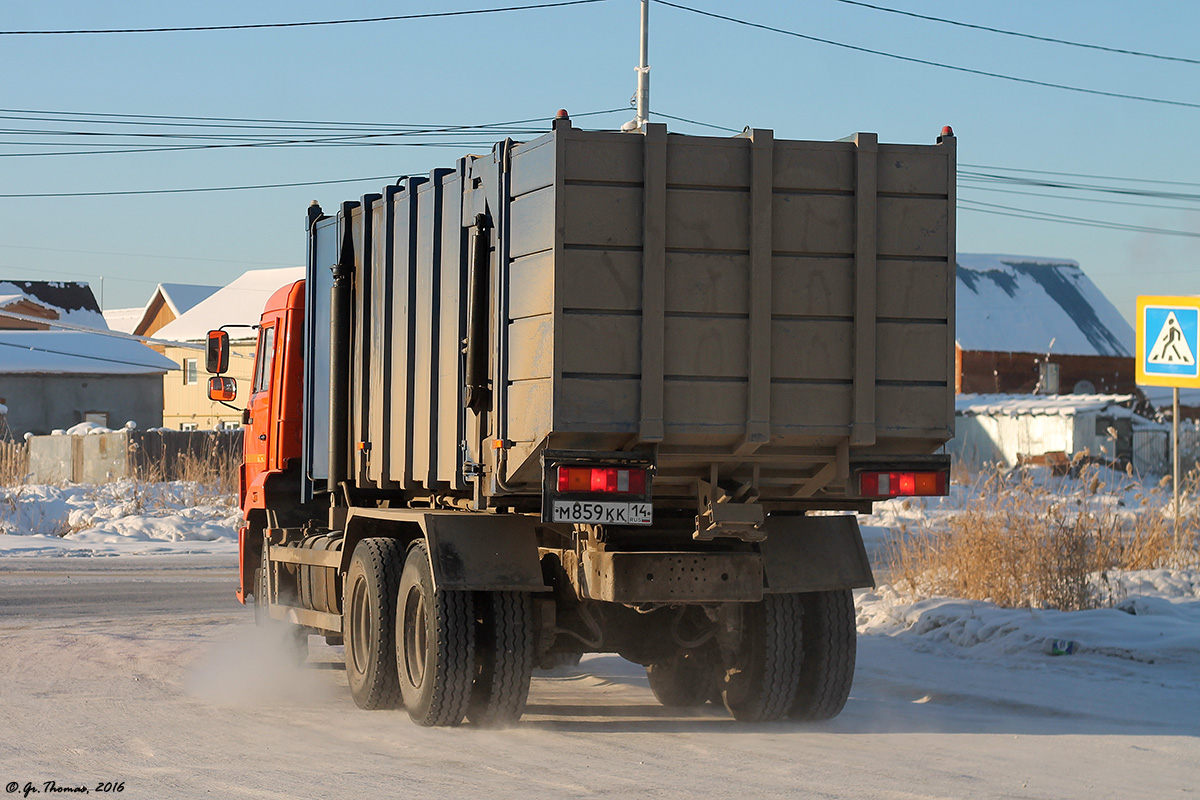 Саха (Якутия), № М 859 КК 14 — КамАЗ-65115-46