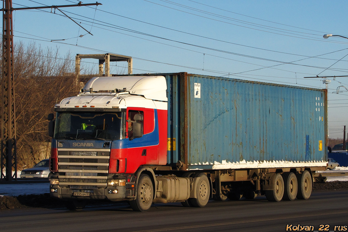 Новосибирская область, № А 555 АМ 54 — Scania ('1996) R124L