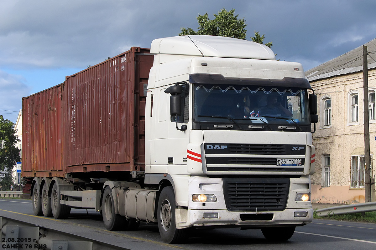 Московская область, № Е 261 ТВ 190 — DAF XF95 FT