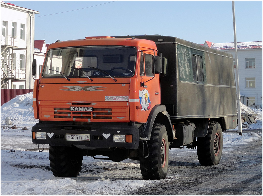 Хабаровский край, № М 555 ТН 27 — КамАЗ-4326-15 [43260R]