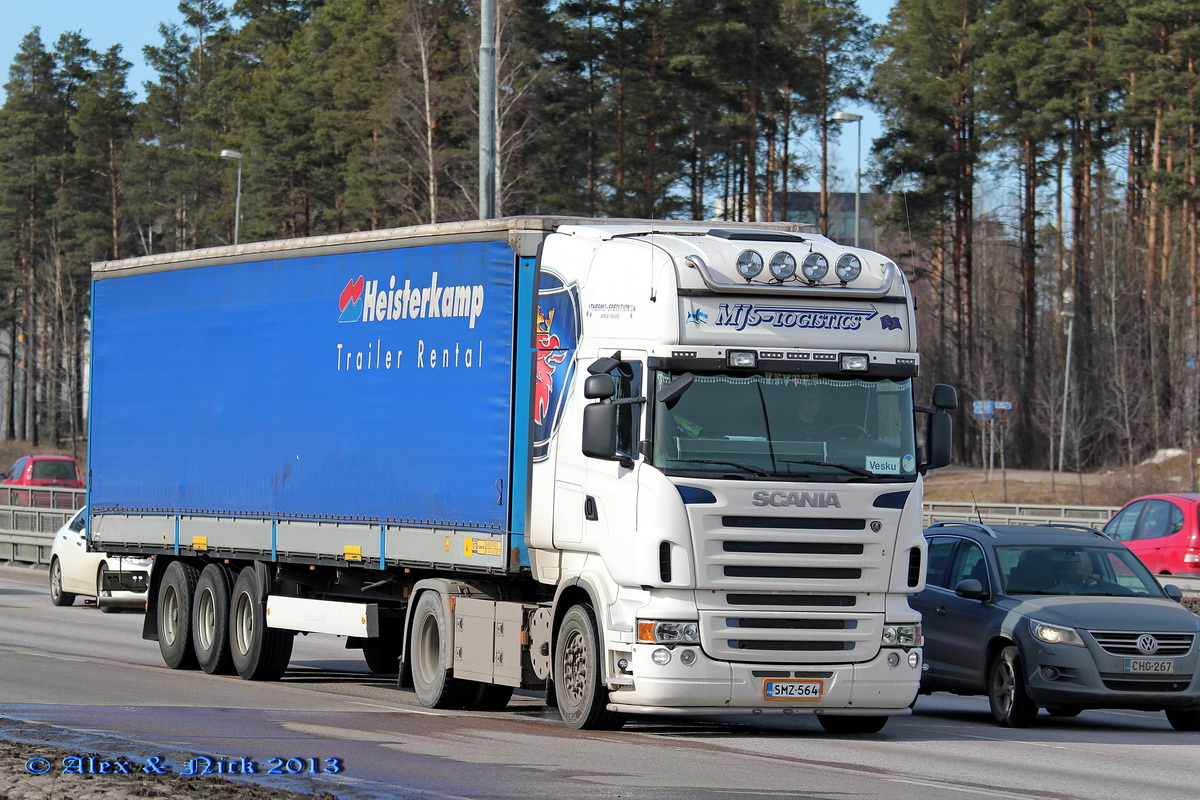 Финляндия, № SMZ-564 — Scania ('2004, общая модель)