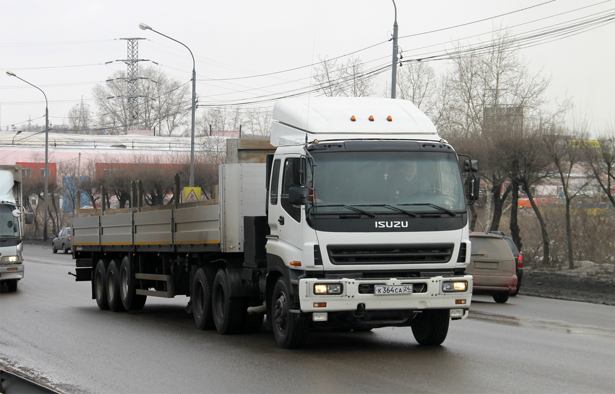 Красноярский край, № К 364 СА 24 — Isuzu Giga EXZ