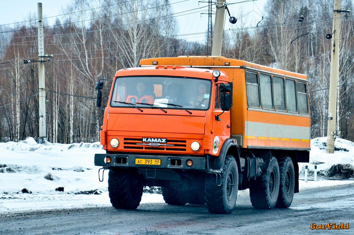 Кемеровская область, № АС 393 42 — КамАЗ-43114-02 [43114C]