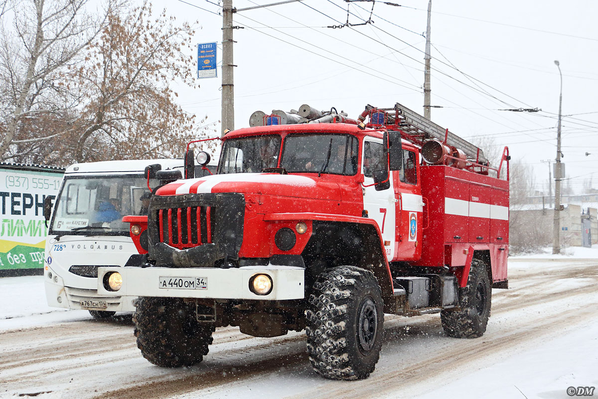 Волгоградская область, № А 440 ОМ 34 — Урал-43206-41