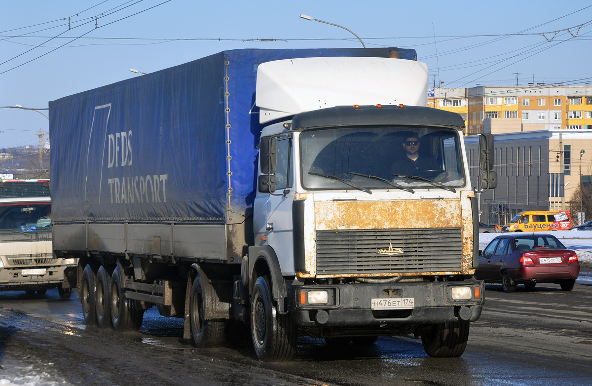 Челябинская область, № Н 476 ЕТ 174 — МАЗ-5432A5