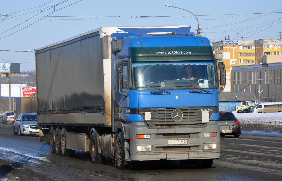 Павлодарская область, № S 605 MA — Mercedes-Benz Actros ('1997) 1840