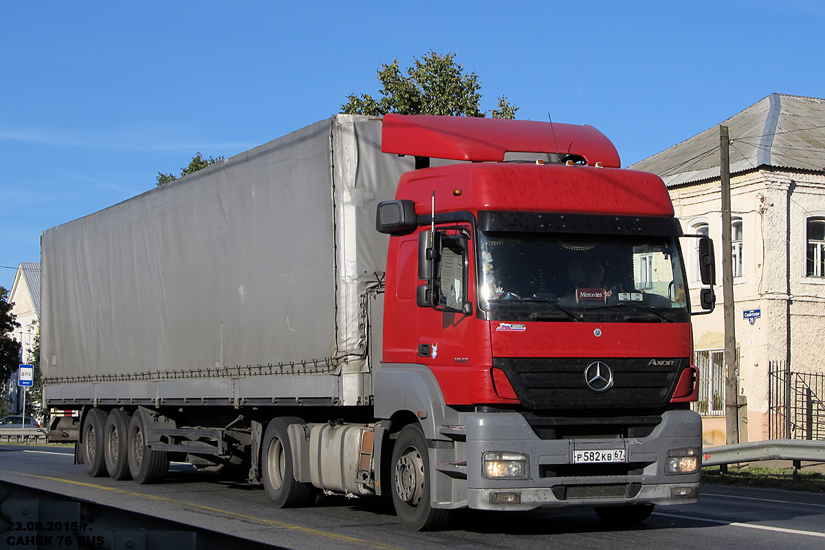 Смоленская область, № Р 582 КВ 67 — Mercedes-Benz Axor 1840