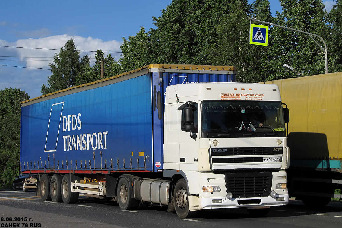 Костромская область, № М 544 ХО 44 — DAF XF95 FT