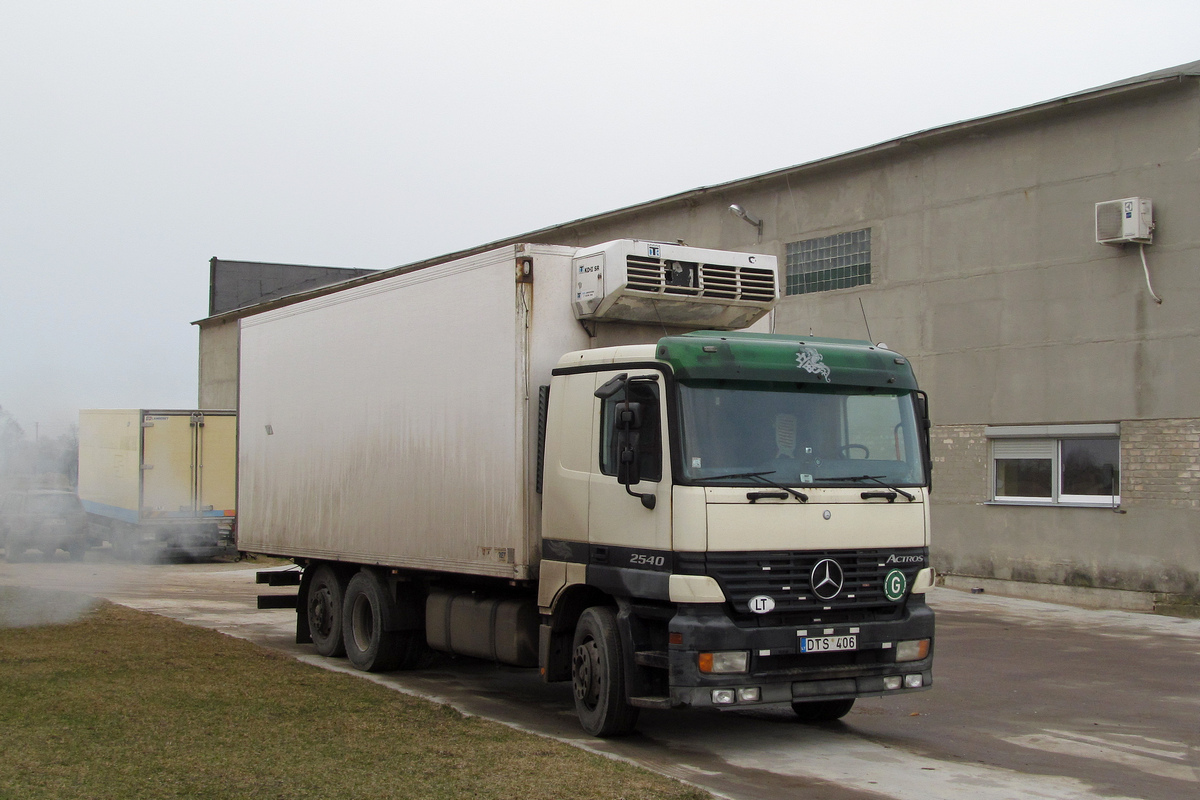 Литва, № DTS 406 — Mercedes-Benz Actros ('1997) 2540