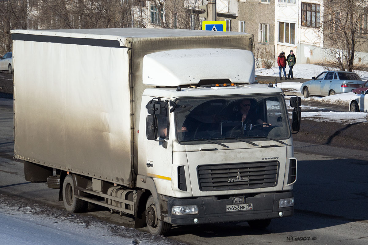 Удмуртия, № О 653 МР 18 — МАЗ-4371W2 "Зубрёнок"