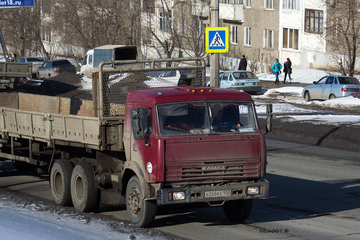 Башкортостан, № В 268 ВА 102 — КамАЗ-54115 (общая модель)