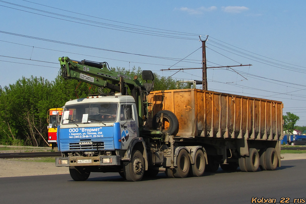 Алтайский край, № К 677 УХ 22 — КамАЗ-53205 [532050]