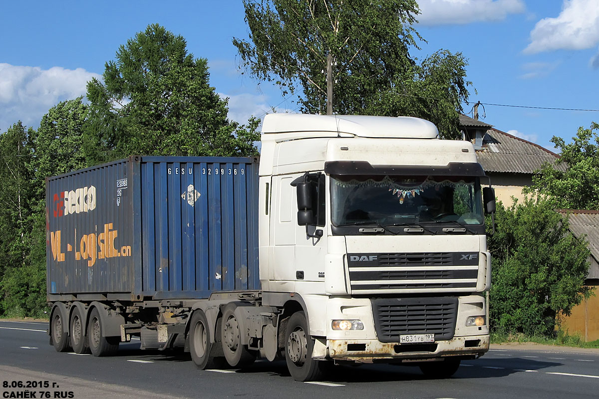 Москва, № Н 831 УВ 197 — DAF XF95 FTG