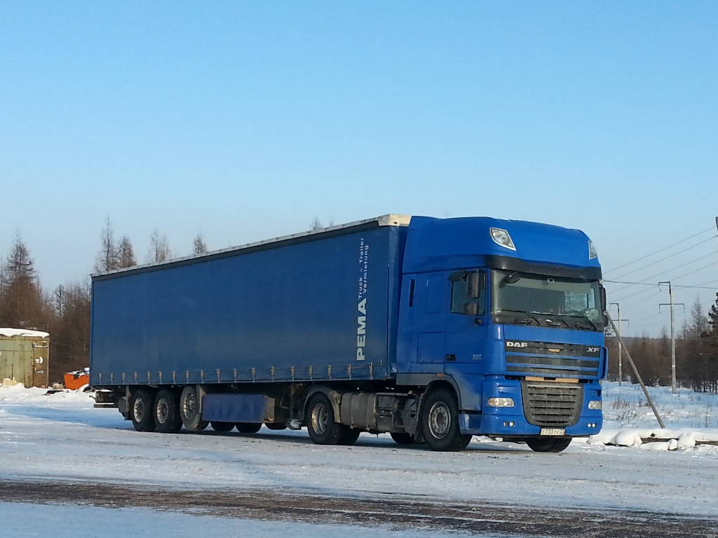 Алтайский край, № Т 733 ТУ 22 — DAF XF105 FT