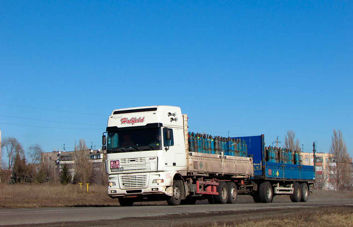 Запорожская область, № АР 2088 ВТ — DAF XF95 FAR