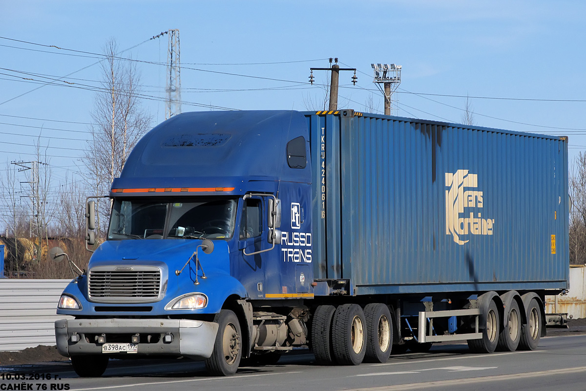 Москва, № В 398 АС 197 — Freightliner Columbia