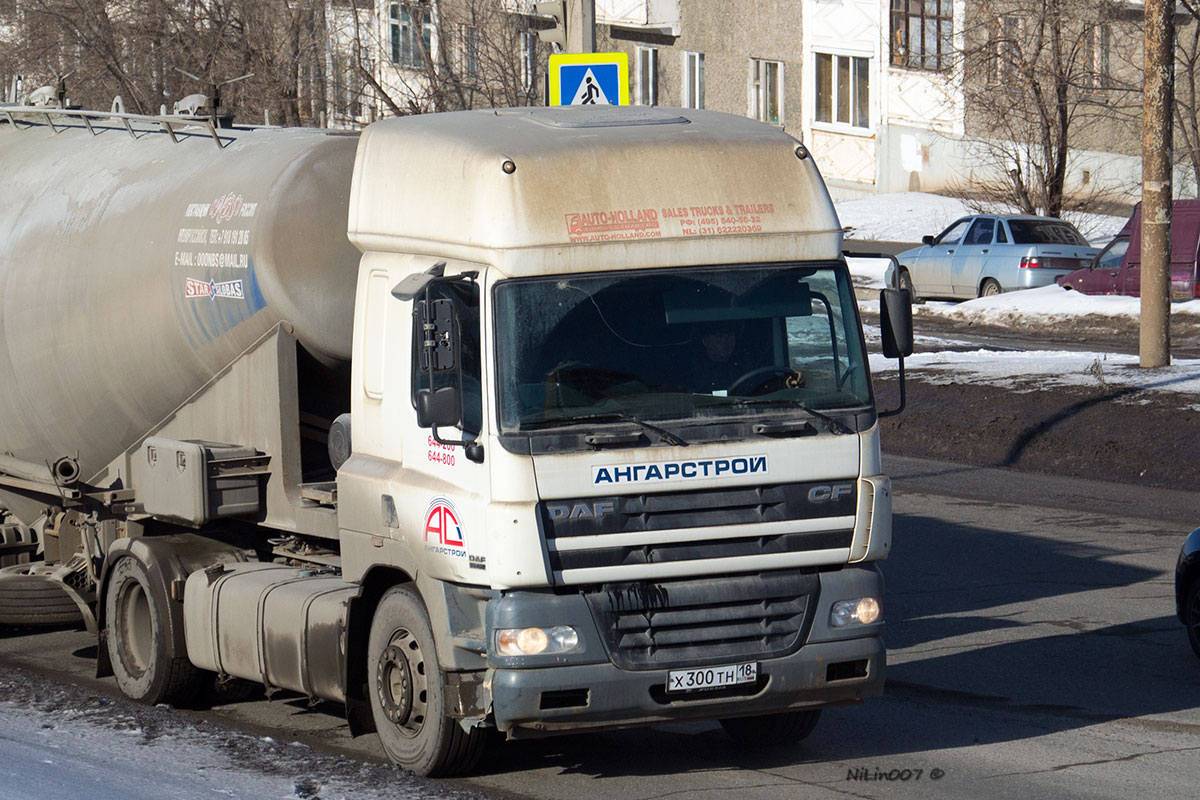 Удмуртия, № Х 300 ТН 18 — DAF CF85 FT