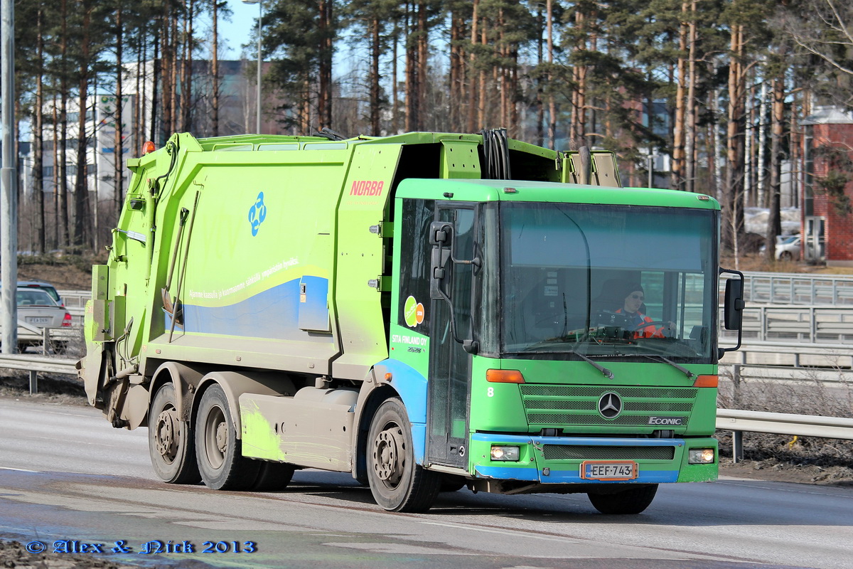 Финляндия, № EEF-743 — Mercedes-Benz Econic