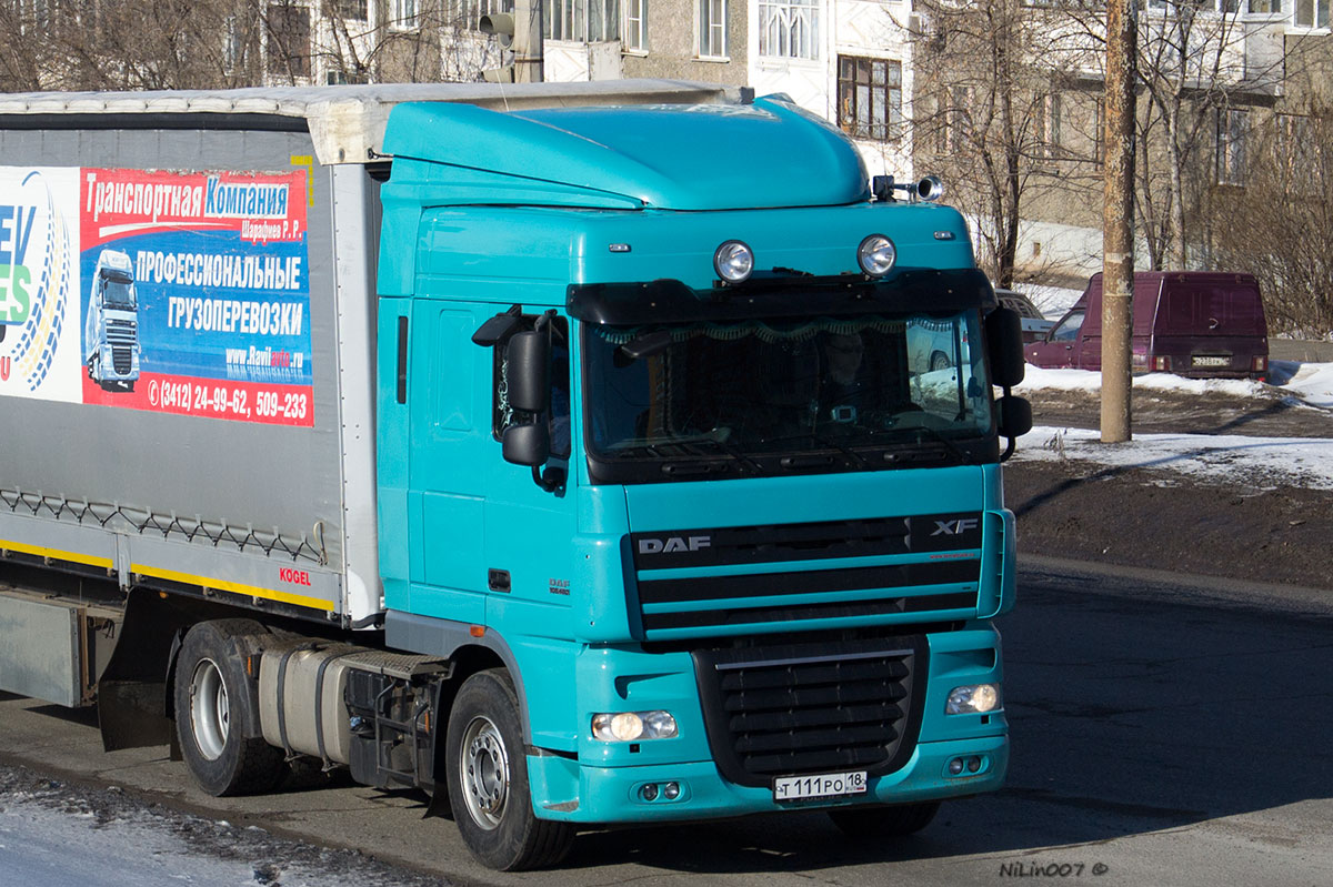 Удмуртия, № Т 111 РО 18 — DAF XF105 FT