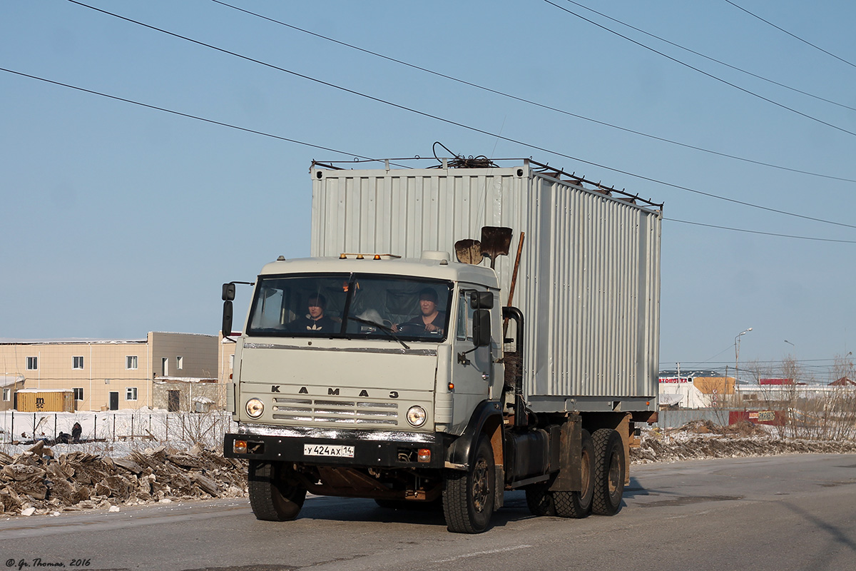 Саха (Якутия), № У 424 АХ 14 — КамАЗ-53212