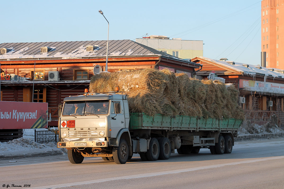 Саха (Якутия), № Е 892 ВЕ 14 — КамАЗ-5410