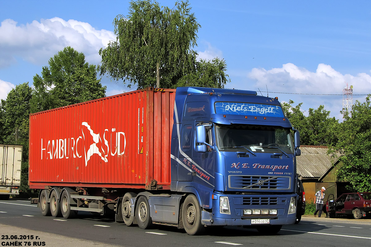 Ленинградская область, № Р 096 ОЕ 47 — Volvo ('2002) FH12.460