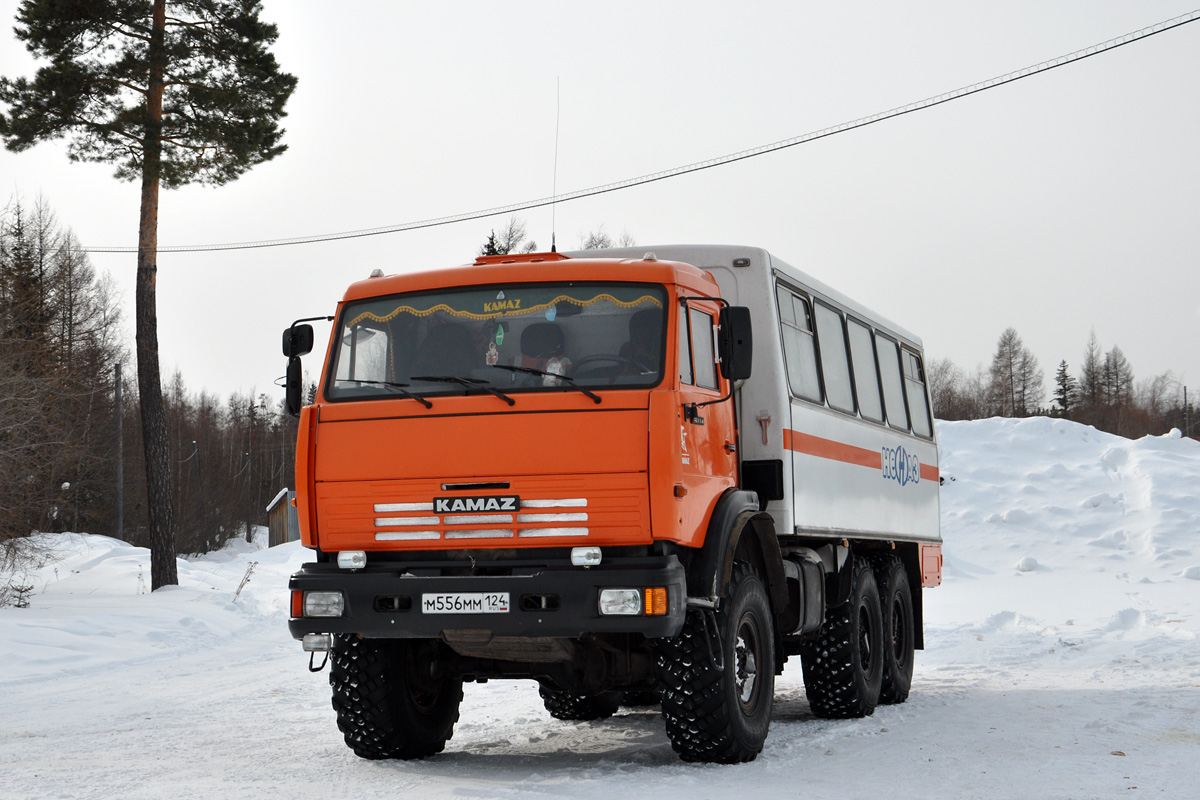 Красноярский край, № М 556 ММ 124 — КамАЗ-43114-15 [43114R]