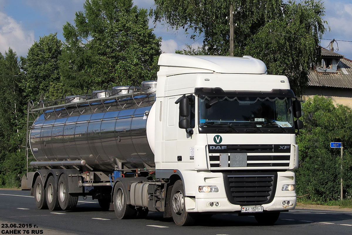 Брестская область, № АІ 1571-1 — DAF XF105 FT