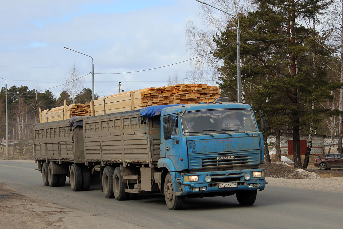 Нижегородская область, № А 181 АХ 152 — КамАЗ-65117 [651170]