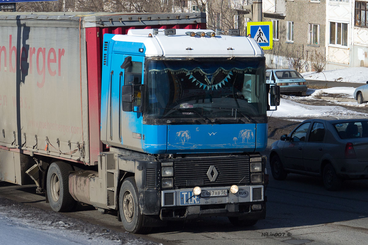 Оренбургская область, № С 487 АВ 56 — Renault Magnum AE ('1990)