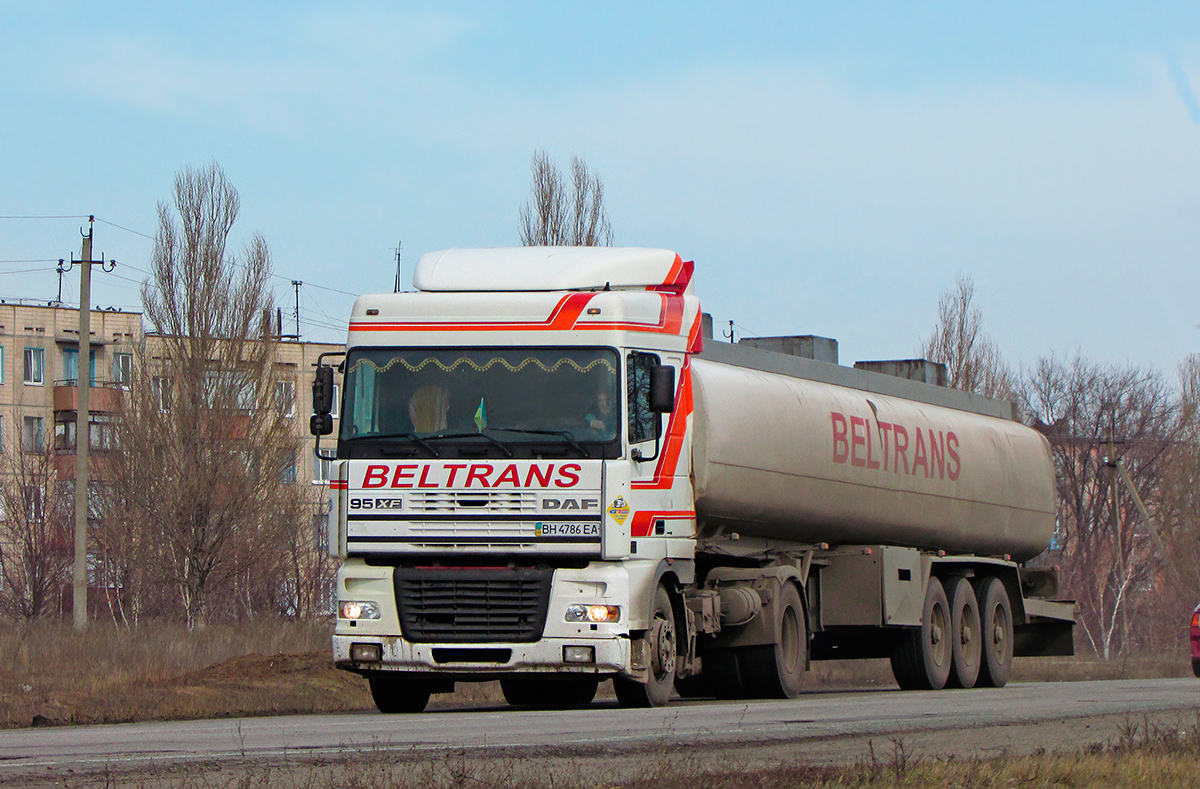 Одесская область, № ВН 4786 ЕА — DAF 95XF FT